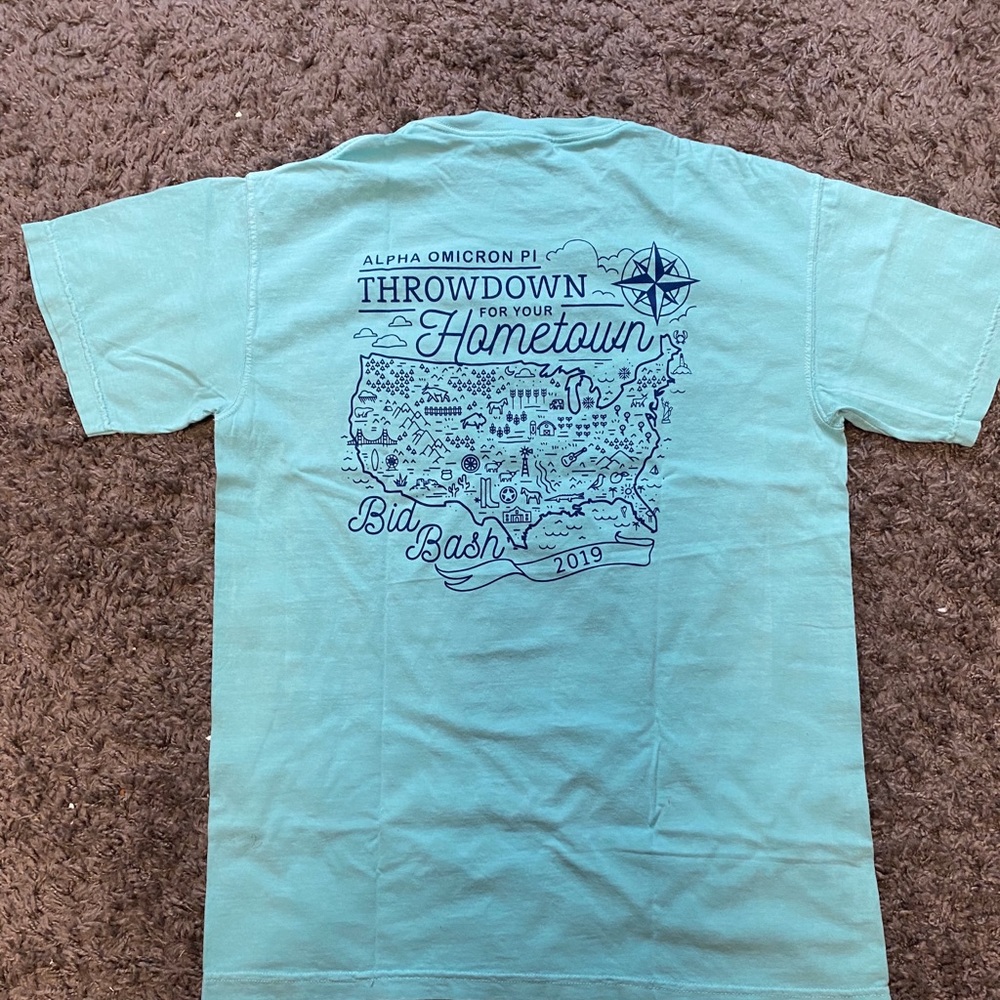 AOPI 2019 bid bash T-shirt